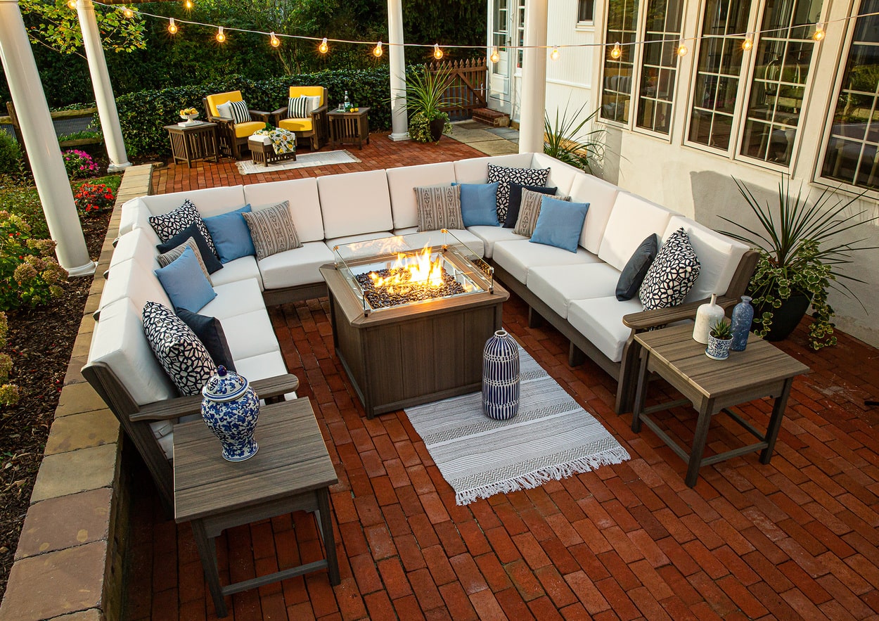 Finch outdoor furniture patio sectional van buren VA-Co